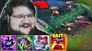 PINK WARD SHACO MAKES THE ENEMY TEAM LOSE THEIR MIND!! (GENIUS BOX BAITS)