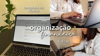 como faço a minha organização financeira | template no Notion & dicas 