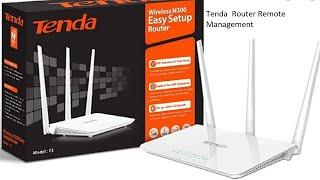 Tenda  Router Remote Management