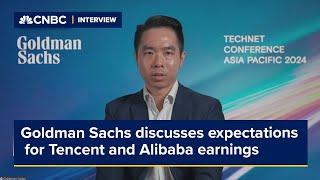 Goldman Sachs discusses its divergent expectations for Tencent and Alibaba earnings