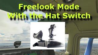 Xbox FS2020: How to look around the Cockpit & External View Freely with the Hotas One Hat Switch!