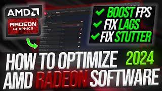 AMD Radeon Software BEST Settings For GAMING & Performance - The Ultimate GUIDE 2024 