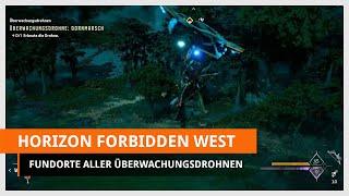 Horizon Forbidden West: Alle Überwachungsdrohnen - Fundorte