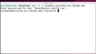 01 14 2025 Connect To The ECE Teaching Lab Linux Platform With ssh