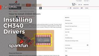 Tutorial: Installing CH340 Drivers