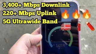 Fastest Wireless Speeds in the World? Verizon 5G Ultrawide Band | mmWave UWB | Speed With Sneed