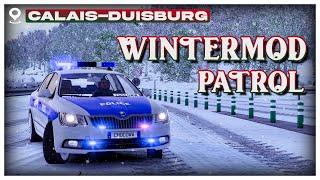 ️This ADMIN is PATROLLING on SNOW | TruckersMP Calais-Duisburg