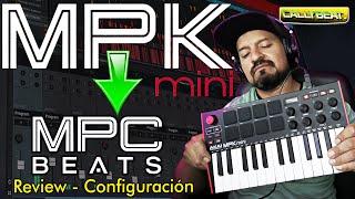 MPK mini III Unbox - Revisión - Configuración en MPCbeats / como configurar mk3 tutorial en español