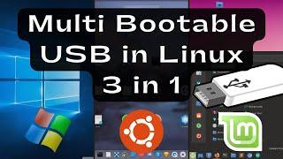 How to create Multiboot USB on Linux | Mint