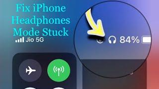 How To Fix iPhone Headphones Mode Stuck | iPhone Earphone Mode Stuck #iphone #stuck #headphones