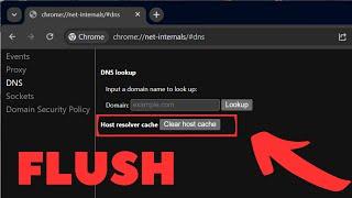 How to Clear Host Cache in Chrome (DNS Cache) | Chrome Net Internals