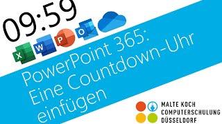 PowerPoint 365: Eine Countdown-Uhr einfügen