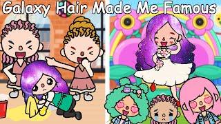 Galaxy Hair Made Me Famous | Toca Life Story | Toca Boca | Sad Story