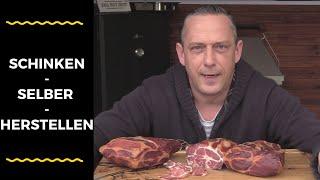 Schinken aus Schweinenacken selber herstellen, Anleitung und Rezept von A-Z