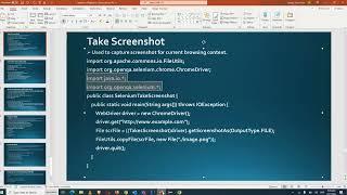  How to Take Full page Screenshot and Element Screenshot in Selenium WebDriver 