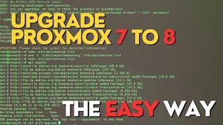 Lets Upgrade Proxmox 7 to Proxmox 8