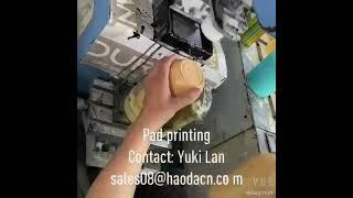 How pad printing is made for double wall stainless steel water bottle