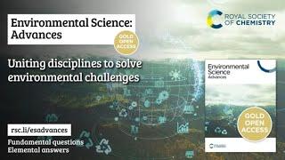 RSC Environmental Science: Advances – read and publish exceptional research