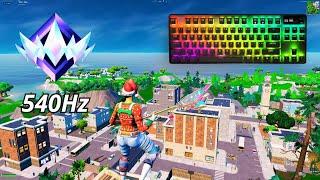 SteelSeries Apex Pro Mini Fortnite Gameplay  | ASMR Keyboard | 240 FPS 4K RTX 4060 + Ryzen 7 5700x