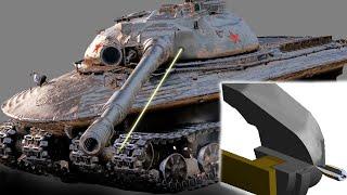 Conqueror vs Object 279 Turret Armor Penetration Simulation