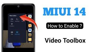 Redmi mobile me video toolbox kaise laaye | enable sidebar video toolbox