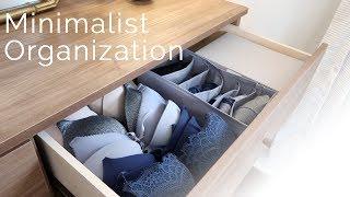 Minimalist Organization: How to organize your underwear drawer