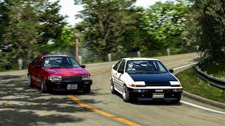 Touge Session w/ @acwill Ft. @StreetVersion at Tsukuba Fruits Line! | Assetto Corsa