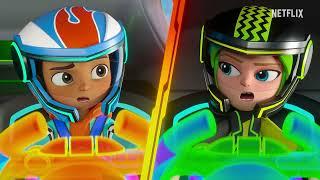 Coop and Cruise Race to Win Five Flame Badges! | Hot Wheels Let's Race