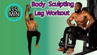 35 Min MULTI GYM Leg Workout | Intense Fat Loss