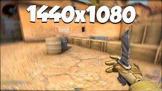 1440x1080 is another level in CS:GO