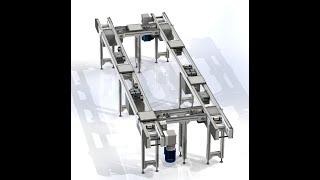 Pallet Systems Conveyor Designs: Flat Belt Conveyor Stopper And Lifter