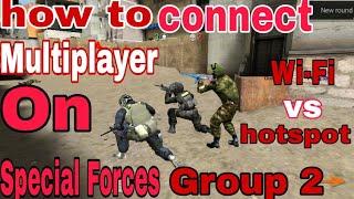 Special Forces Group 2 Connect multiplayer (Wi-Fi and hotspot tutorial on android Google Play Store