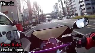 [Motovlog]Daily Observations 1  Tenma~Umeda　Osaka Japan Motoblog