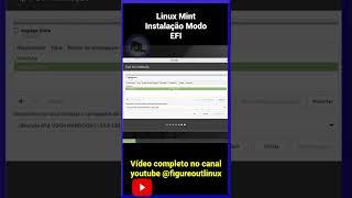Linux Mint   Instalação Modo EFI!
