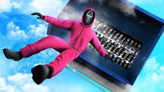 GTA 5 SQUID GAME Guard • Epic Jumps into Shredder! (Euphoria Ragdolls)