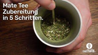 Mate Tee schnell und einfach zubereitet