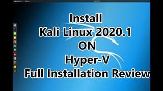 Install Kali Linux 2020 1 Update,Download & Configure Kali Linux 2020 1 on Hyper V