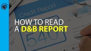 How to Read Your Dun & Bradstreet Business Credit Report LIVESTREAM