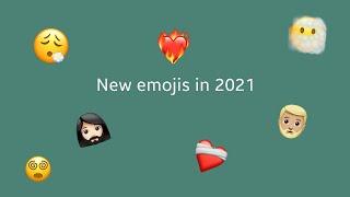 ‍ New emojis in 2021