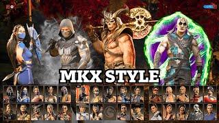 MKX Select Screen Style on MK1