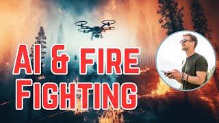 How AI is Revolutionizing Forest Firefighting #forestfire #forefires #ai  #firedrones #wildfire