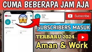 5 Menit subscriber masuk | CARA MENAMBAH SUBSCRIBER YOUTUBE PERMANEN