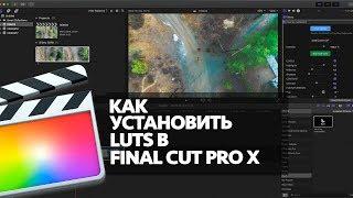 КАК УСТАНОВИТЬ LUTS В FINAL CUT PRO X (HOW TO INSTALL LUTS IN FCPX)