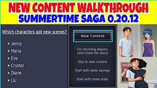 New Content Walkthrough Summertime Saga 0.20.12 Gameplay | Pre -Tech update part 2