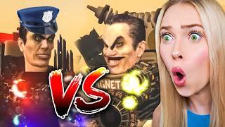 POLICE GMAN VS MAGNET GMAN?! Skibidi G Man Wars 26-1!! (fan made)