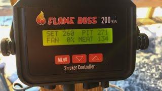 Flame Boss 200 Wifi Review on Big Green Egg - Temperature Controller