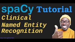 Clinical Named Entity Recognition in Python with Spacy