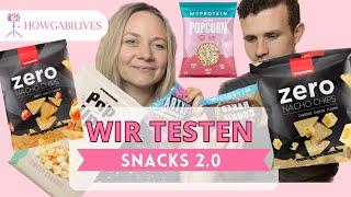 WIR TESTEN SNACKS VON PROZIS & MYPROTEIN - GESÜNDERE SNACKS 2.0