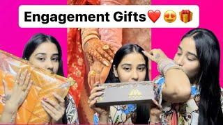 Engagement mein Sasural se aye bhot sare gifts|| Vishakapanwarvlogs