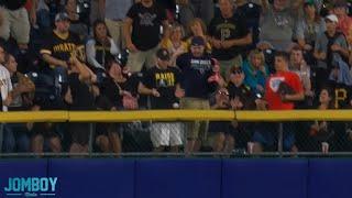 Pirates fan takes home run ball to the nuts, a breakdown